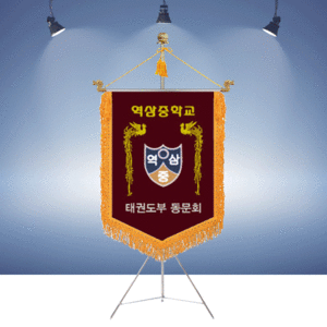역삼중학교 태권도부 동문회명품깃발진